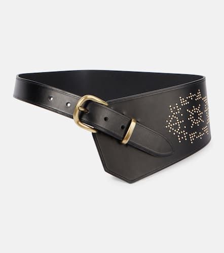 Belly asymmetric leather belt - Isabel Marant - Modalova