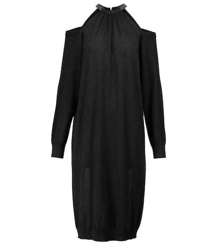 Off-shoulder cashmere-blend sweater dress - Brunello Cucinelli - Modalova