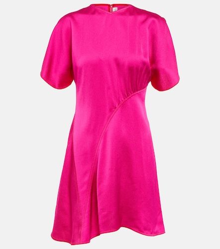Vestido corto de satén - Victoria Beckham - Modalova