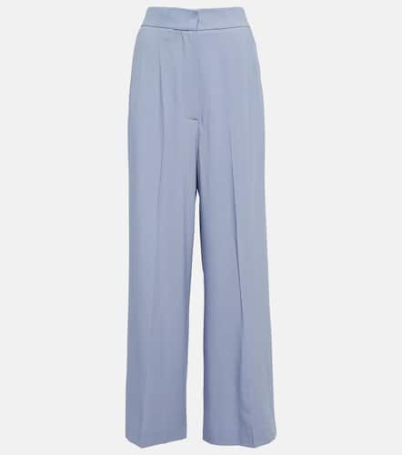 High-rise wide wool-blend pants - Khaite - Modalova