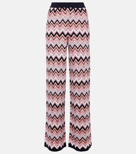 Zig Zag high-rise wide-leg pants - Missoni - Modalova