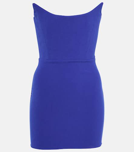 Strapless crepe minidress - Alex Perry - Modalova