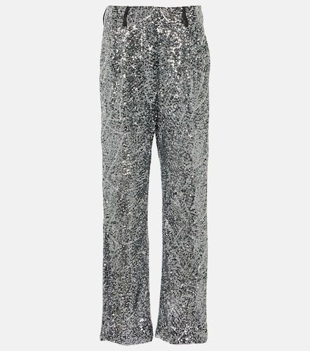 Fox sequined straight pants - Blaze Milano - Modalova