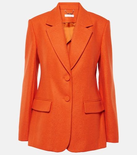 ChloÃ© Felted wool and cashmere jersey blazer - Chloe - Modalova