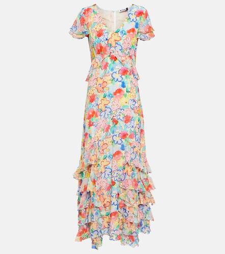 Thanvi floral silk voile midi dress - Rixo - Modalova