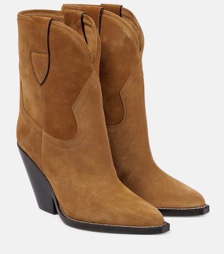 Leyane suede cowboy boots - Isabel Marant - Modalova