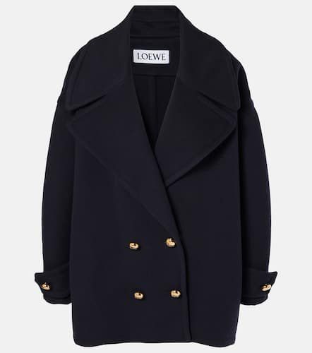 Loewe Pebble wool peacoat - Loewe - Modalova