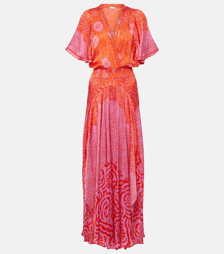 Mabelle printed front-slit maxi dress - Poupette St Barth - Modalova