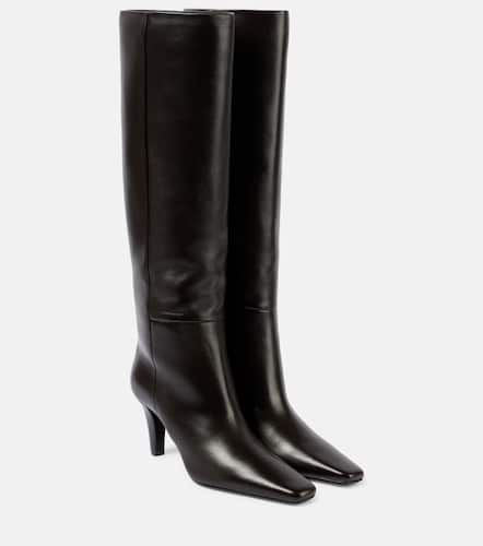 Jill leather knee-high boots - Saint Laurent - Modalova