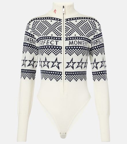 Body de intarsia de lana - Perfect Moment - Modalova