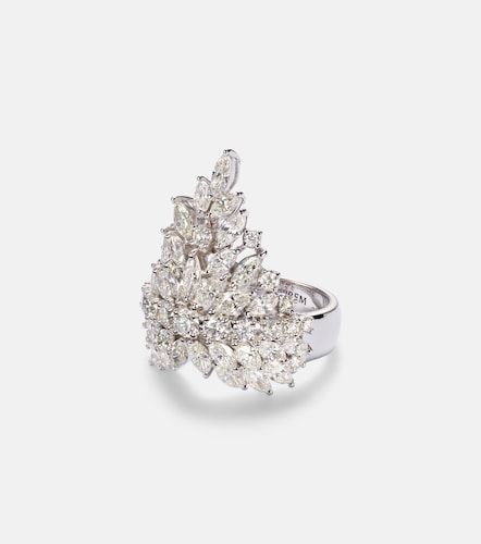 Y-Not 18kt white gold ring with diamonds - Yeprem - Modalova