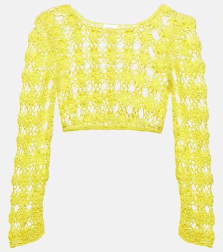 Bella crochet cotton crop top - Anna Kosturova - Modalova