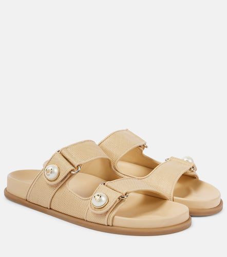 Verzierte Sandalen Fayence aus Raffiabast - Jimmy Choo - Modalova