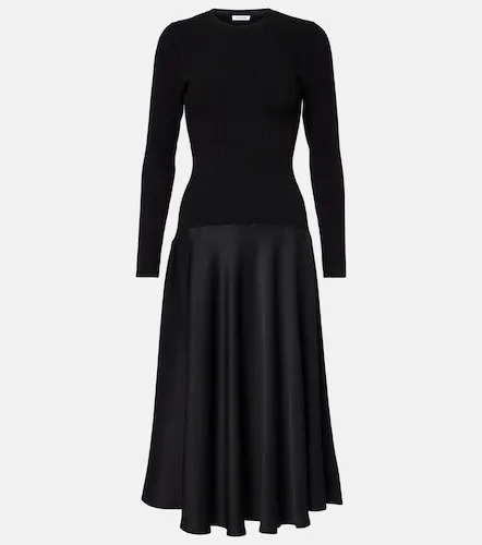 Vestido midi Vaughn con satén - Veronica Beard - Modalova