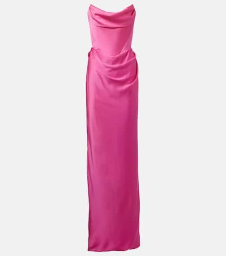 Galaxyno strapless satin corset gown - Vivienne Westwood - Modalova