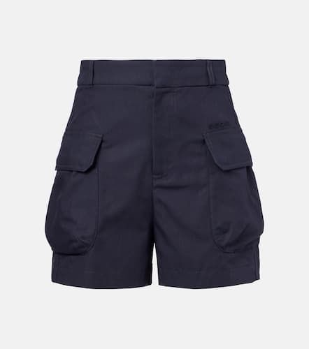 Embroidered cotton canvas cargo shorts - Gucci - Modalova