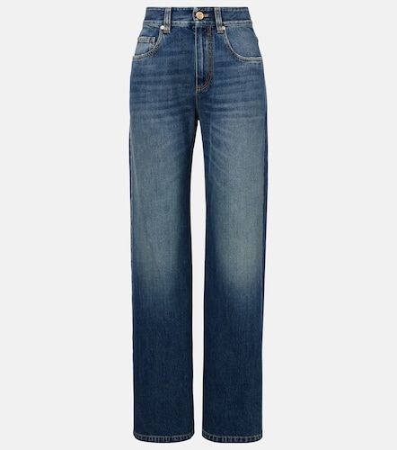 Jeans rectos de tiro bajo - Brunello Cucinelli - Modalova