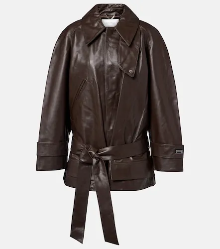 Victoria Beckham Giacca di pelle - Victoria Beckham - Modalova