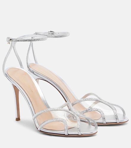 Sandalen Isabel 95 aus Veloursleder - Gianvito Rossi - Modalova