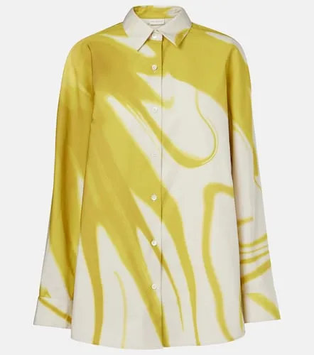 Camisa de algodón estampada - Dries Van Noten - Modalova