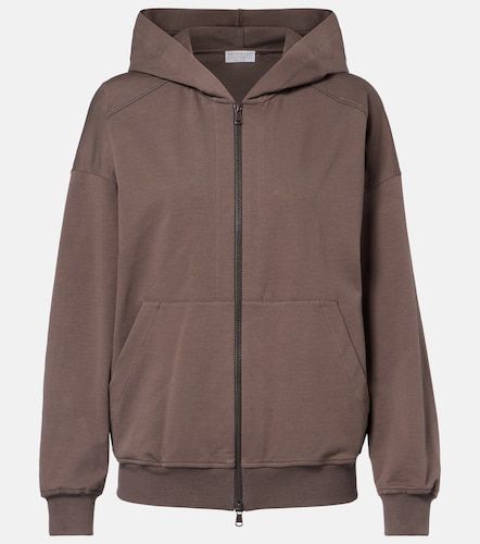 Sudadera de algodón con cuentas Monili - Brunello Cucinelli - Modalova