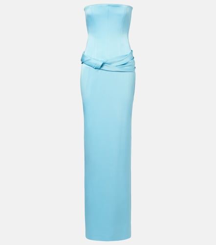 Alex Perry Crepe satin bustier gown - Alex Perry - Modalova