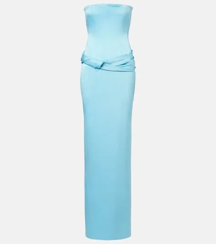 Vestido bustier de fiesta de crepé de satén - Alex Perry - Modalova