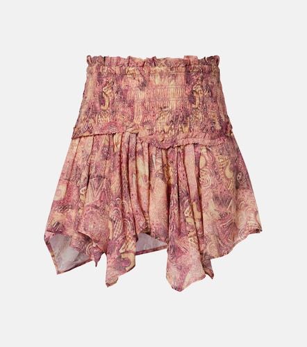 Minifalda Ceiva de seda estampada - Isabel Marant - Modalova