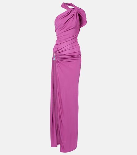 Embellished halterneck jersey gown - Christopher Esber - Modalova