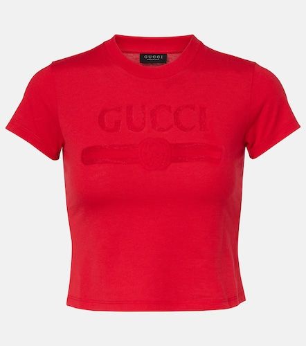 Gucci Cropped-Top aus Jersey - Gucci - Modalova