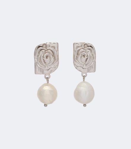 Orecchini pendenti con perle bijoux - Magda Butrym - Modalova