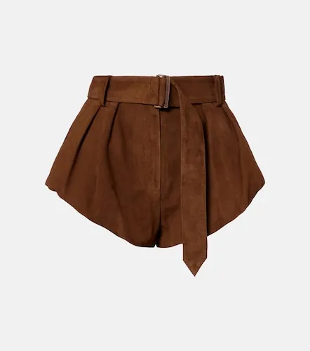Magda Butrym Belted suede shorts - Magda Butrym - Modalova