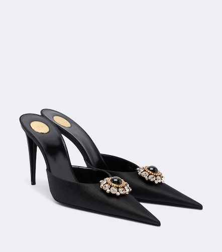 Saint Laurent Mules Cosmo in satin - Saint Laurent - Modalova