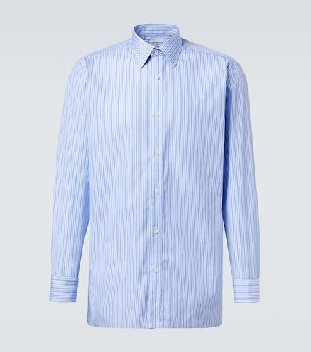 Camisa de popelín de algodón a rayas - Charvet - Modalova