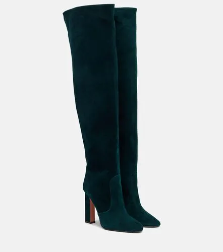 Joplin 105 suede knee-high boots - Aquazzura - Modalova