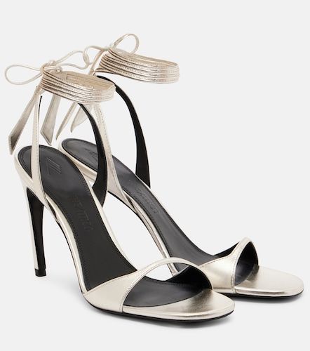 Ora 95 metallic leather slingback sandals - The Attico - Modalova