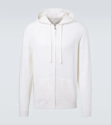 Zip-up wool and cashmere hoodie - Allude - Modalova