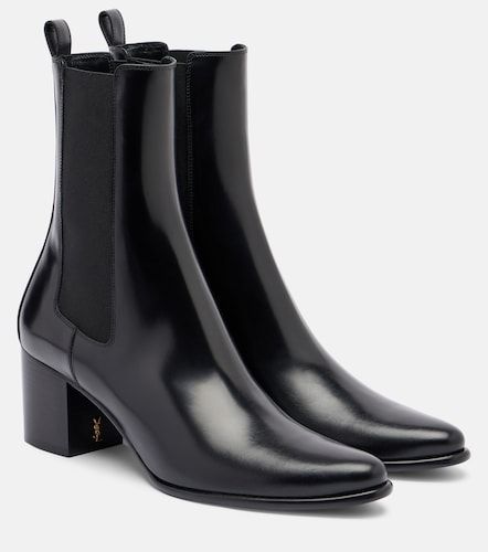 Jill 60 leather ankle boots - Saint Laurent - Modalova