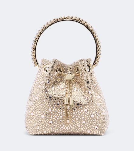 Borsa a secchiello Bon Bon in raso - Jimmy Choo - Modalova