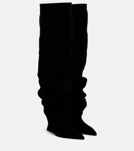 Balmain Suede over-the-knee boots - Balmain - Modalova