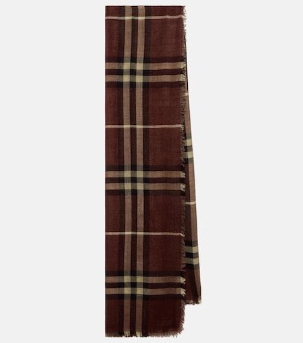 Sciarpa Check in lana e seta - Burberry - Modalova