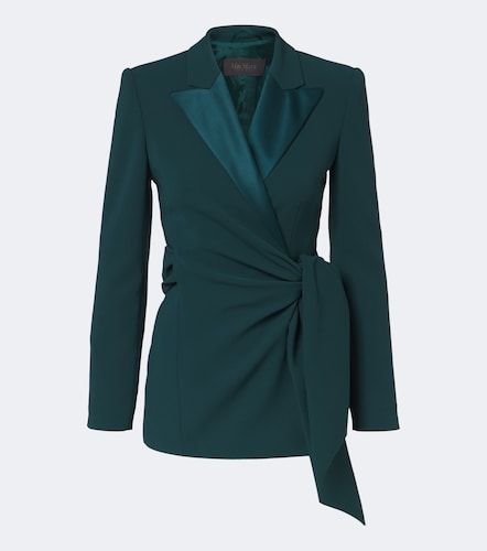 Max Mara Elegante cady wrap blazer - Max Mara - Modalova