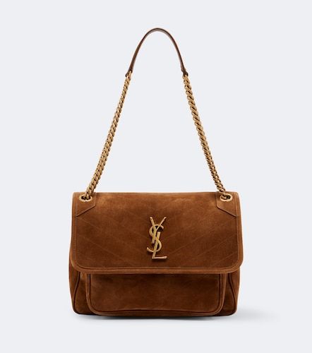 Borsa a spalla Niki Medium in suede - Saint Laurent - Modalova