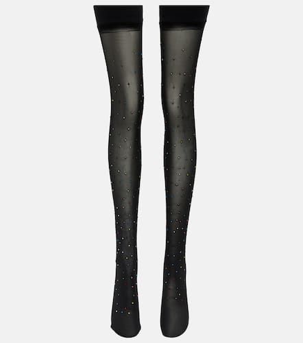 OsÃ©ree Embellished over-the-knee socks - Oseree - Modalova