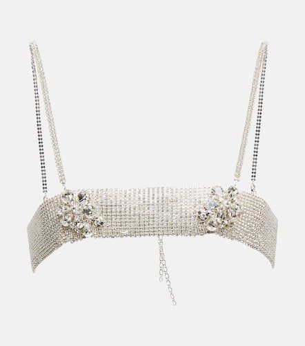 Bandeau crystal jewelry top - Magda Butrym - Modalova