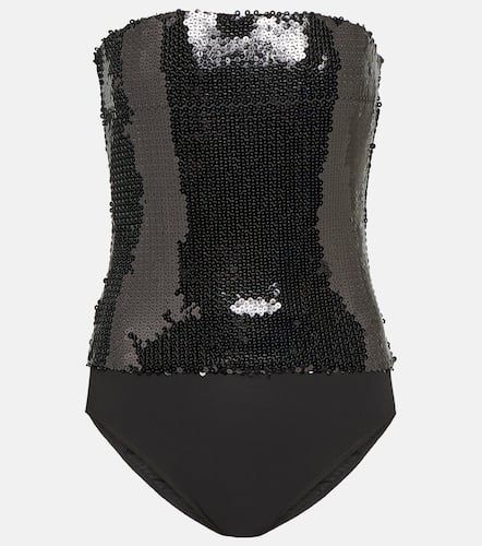 Sequined strapless bodysuit - Alexandre Vauthier - Modalova