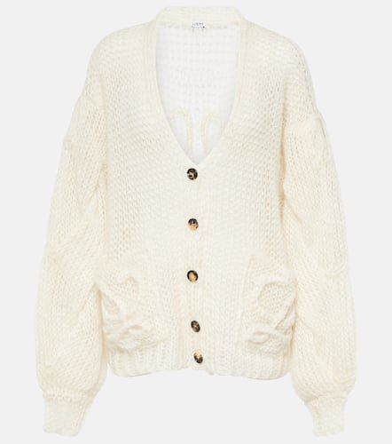 Loewe Anagram mohair-blend cardigan - Loewe - Modalova