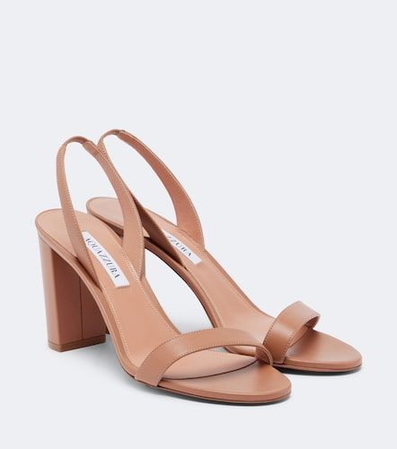 So Nude leather slingback sandals - Aquazzura - Modalova