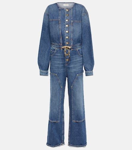 Stevie wide-leg denim jumpsuit - Ulla Johnson - Modalova