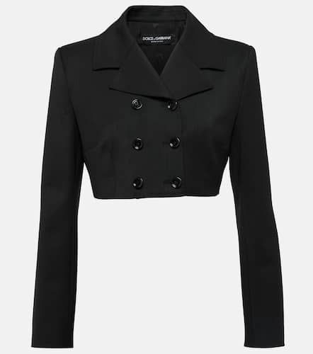 Blazer doppiopetto cropped - Dolce&Gabbana - Modalova